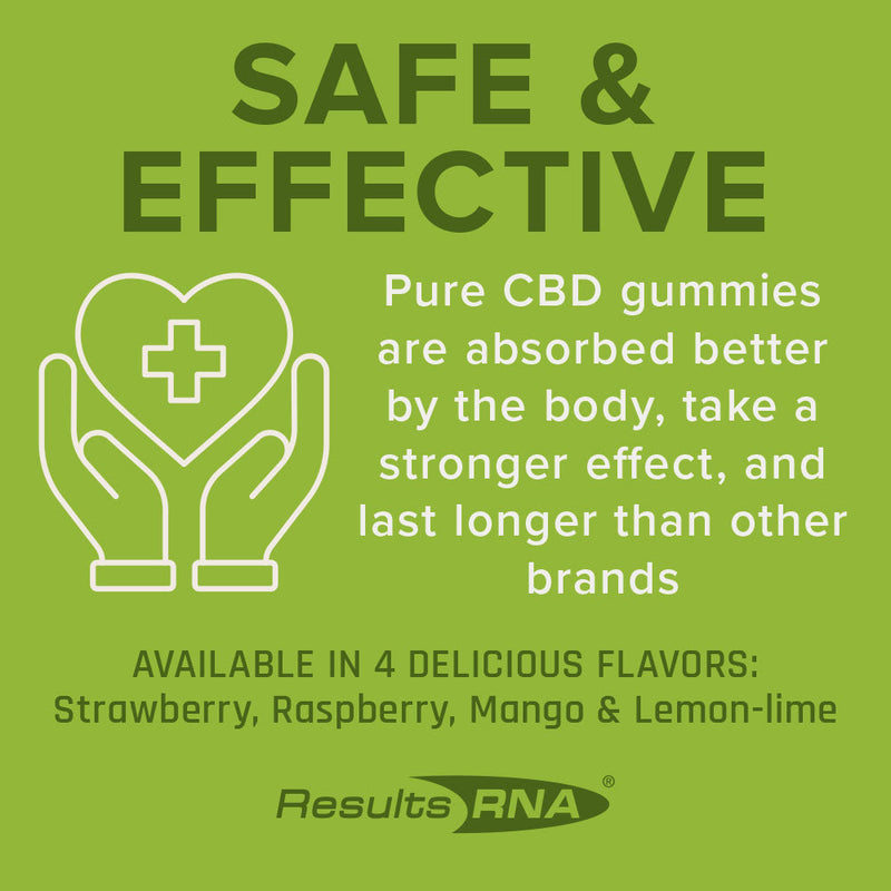 Pure CBD Gummies 30 Count 25Mg Each